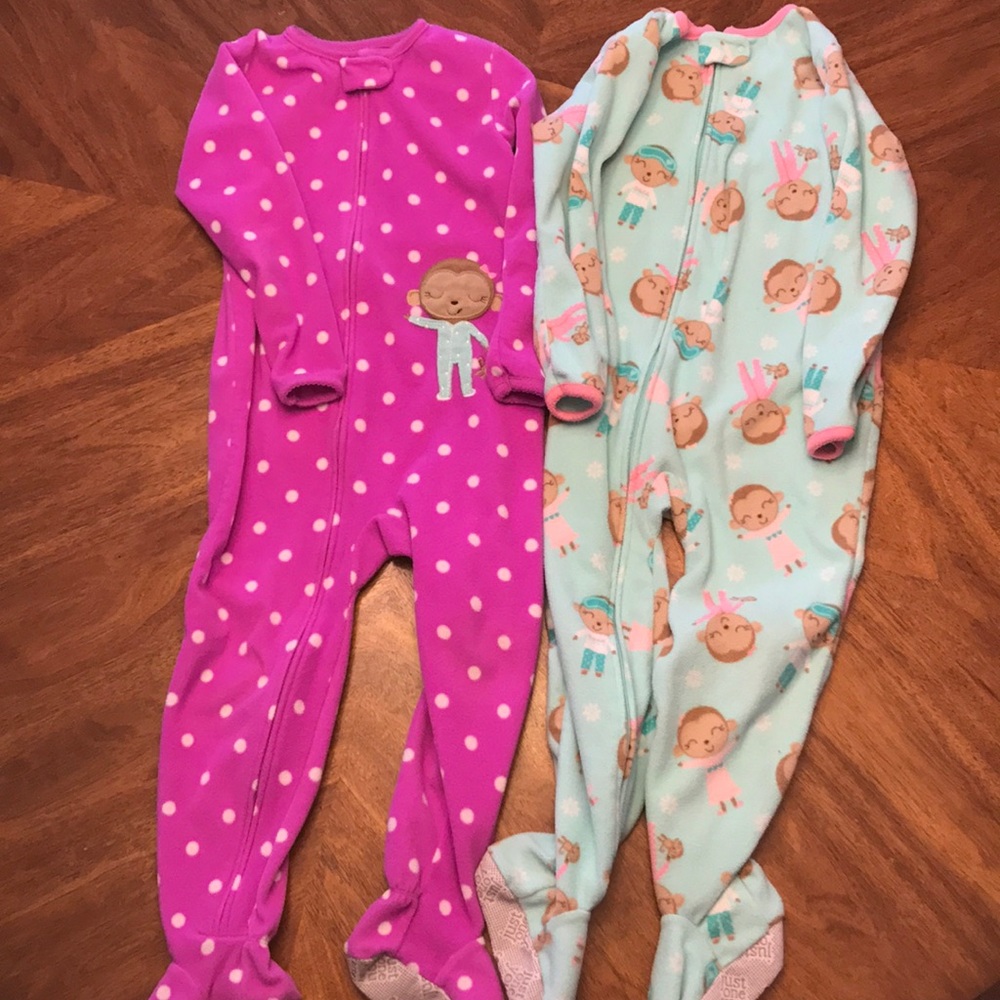 4t set of 2 Just One You by Carter's girl sleepers